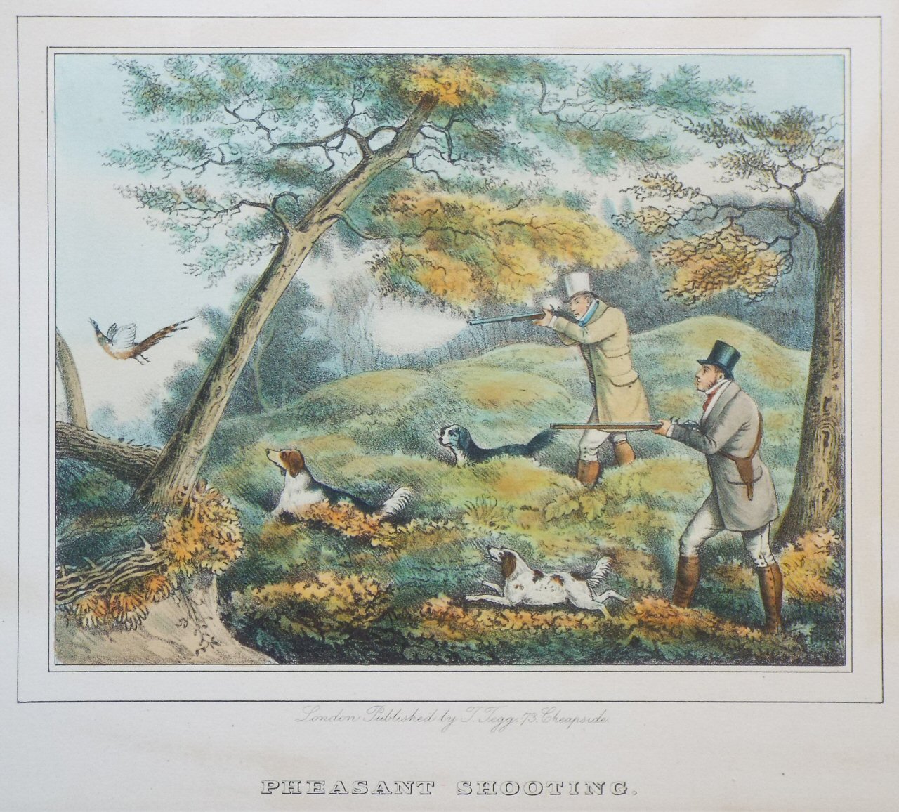 Aquatint - Pheasant Shooting